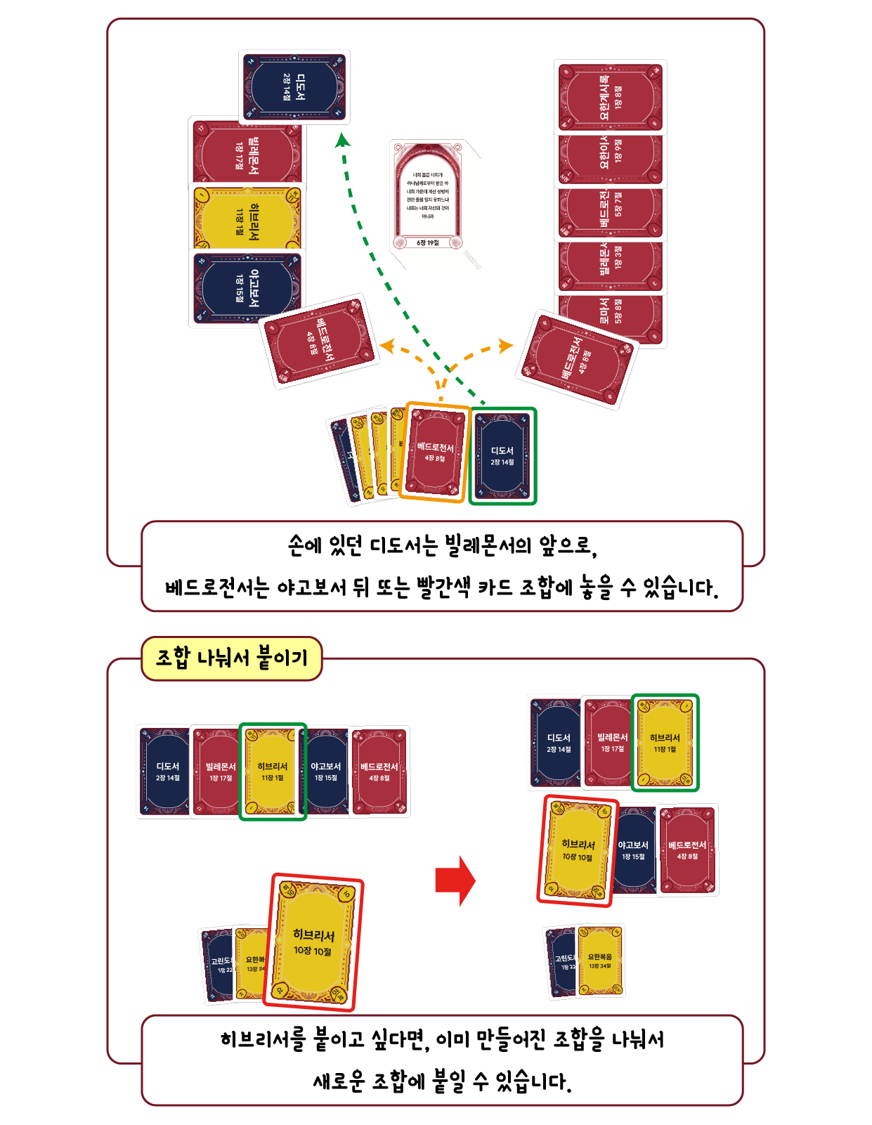 게임규칙- 조합 나눠서 붙이기